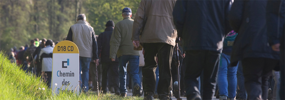 marche commémorative sur le Chemin des Dames