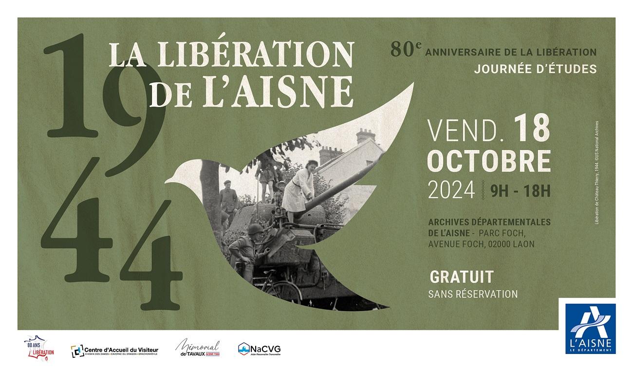 [JOURNEE D'ETUDES]

📍 La journée d’études sur la libération de l’Aisne en 1944 c'est vendredi ! Un évènement à ne pas louper.

👀 En quelques jours, du 27 août au 4 septembre 1944, le territoire axonais est libéré des troupes allemandes qui l’occupaient. Partout, elles se retirent de manière accélérée face à l’avancée des forces américaines. Comment, dans ce contexte particulier, les Axonais ont-ils vécu les dernières heures de l’occupation et quel fut l’attitude des troupes nazies acculées au départ ? Comment se sont déroulées ces journées et quels en furent les ressorts ? Quelle place ont pris les réseaux de Résistance dans ces opérations ? C’est à ces différentes questions que la journée d’études organisée par les Archives départementales et le service du Chemin des Dames et de la Mémoire se propose de s’intéresser, en revenant sur les différents aspects de ces événements majeurs pour l’histoire de l’Aisne et de la Libération de la France.

🎫 Journée gratuite, sans réservation. Rendez-vous le vendredi 18 octobre au CABA (Centre des Archives et Bibliothèque Départementales de l'Aisne), Parc Foch à Laon

🔎 Informations et programme sur www.chemindesdames.fr 

#journéedetudes #scientifique #archives #archivesdepartementalesdelaisne #aisne #departementdelaisne #80ansliberation #liberation #tableronde #echanges #secondeguerremondiale #resistance #axonais #parcfoch #laon