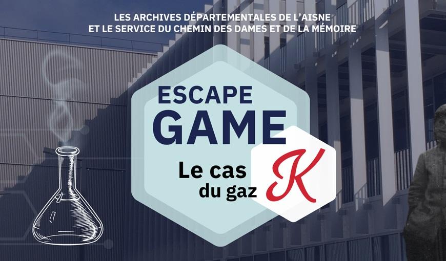 Escape game le cas du gaz K < Laon < Aisne < Picardie