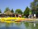 Canoes sur le lac