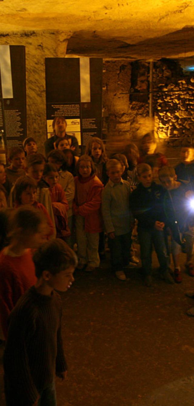 Visite guidée dans les souterrains de la Caverne du Dragon-Musée du Chemin des Dames (Aisne)